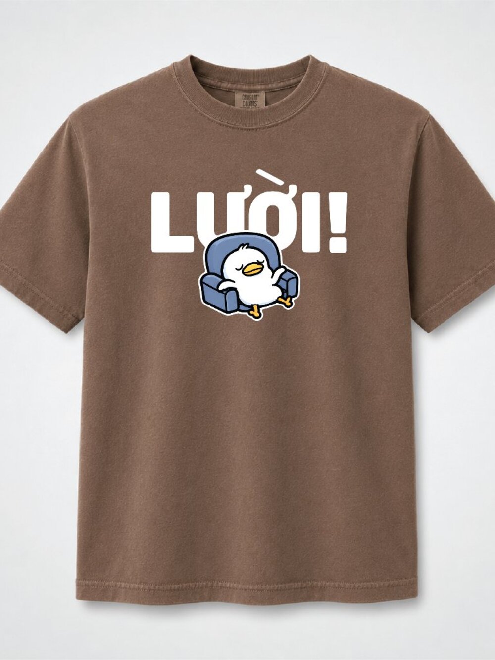 Lười! Lazy Duck Vietnamese Graphic Tee